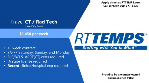 CT Rad Tech Iowa City IA