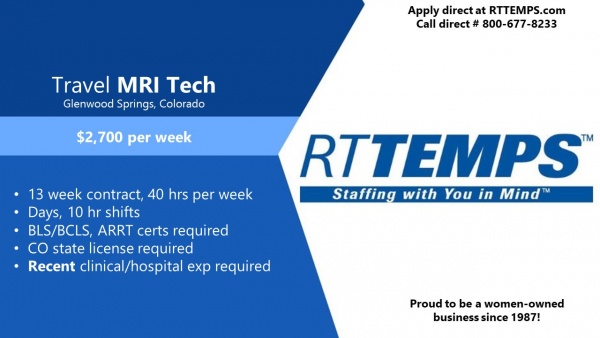 MRI Tech Glenwood Springs CO