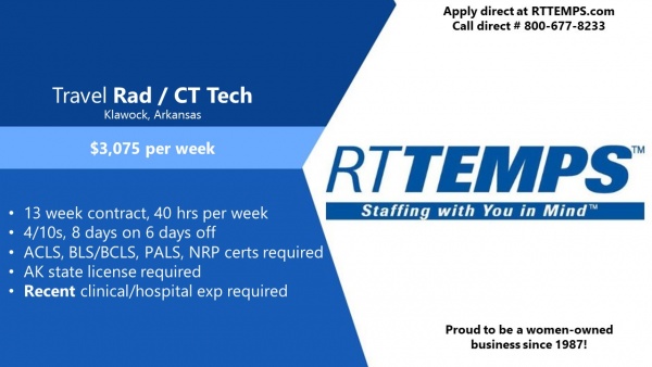 Rad CT Tech Klawock AK