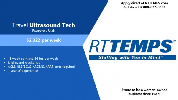 Ultrasound Tech Roosevelt UT